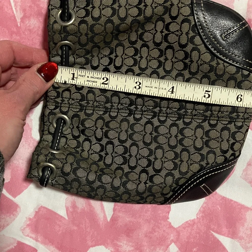 Coach Black and dark grey Designer Women's Bag NWOT